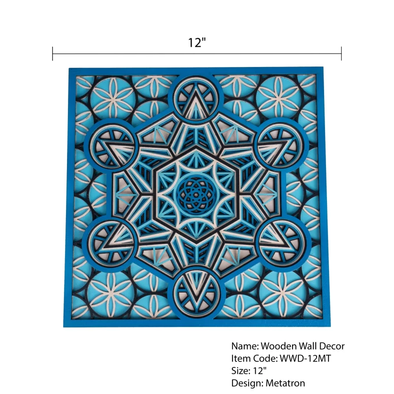 WOODEN WALL DECORE ( METATRON )